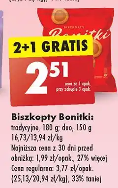 Biedronka Biszkopty duo Bonitki oferta