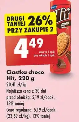 Biedronka Ciastka czekoladowe Hit oferta