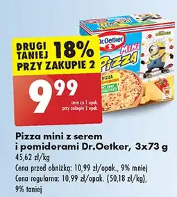 Biedronka Pizza mini minionki Dr. Oetker oferta