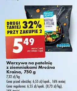 Biedronka Warzywa na patelnie z ziemniakami Mroźna Kraina oferta