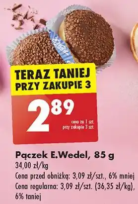 Biedronka Pączek czekolada E. Wedel oferta