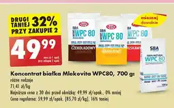 Biedronka Odżywka białkowa wpc 80 Mlekovita Sba oferta