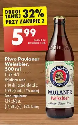 Biedronka Piwo Paulaner Weissbier oferta