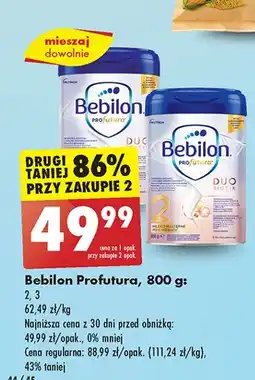 Biedronka Mleko 3 Bebilon Profutura Duo Biotik oferta