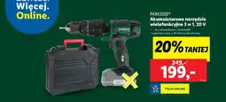 Lidl PARKSIDE Akumulatorowe narzędzie wielofunkcyjne 3w1 oferta