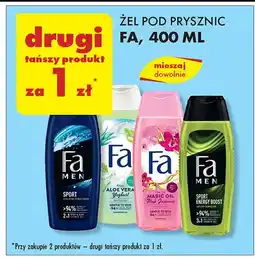 Biedronka Żel pod prysznic Fa Men Sports Citrus Green oferta