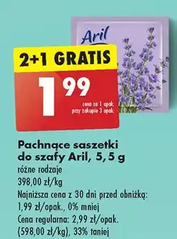 Biedronka Pachnąca saszetka lawendowe wzgórze Aril oferta