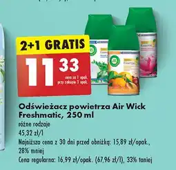 Biedronka Wkład magnolia i kwiat wiśni Air Wick Freshmatic oferta