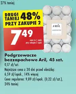Biedronka Podgrzewacze bezzapachowe Aril oferta