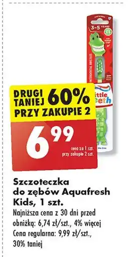 Biedronka Szczoteczka do zębów 3-5 Aquafresh Little Teeth oferta