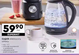 Biedronka Czajnik elektryczny 1.7 l Hoffen oferta