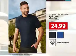 Lidl T-shirt męski m-xxl Us Grand Polo oferta