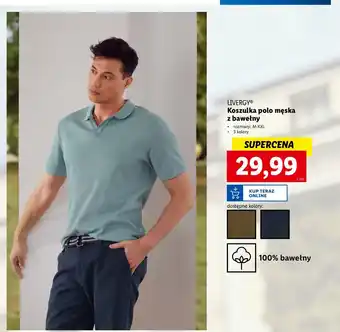 Lidl Koszulka polo m-xxl Livergy oferta