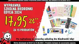 Biedronka Piórnik tuba oferta
