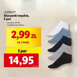 Lidl Skarpetki męskie rozm. 39-46 Livergy oferta
