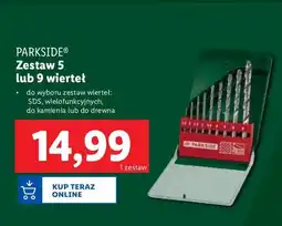 Lidl Zestaw wierteł do drewna Parkside oferta