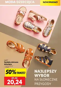 Lidl Sandały dziecięce 25-30 Lupilu oferta