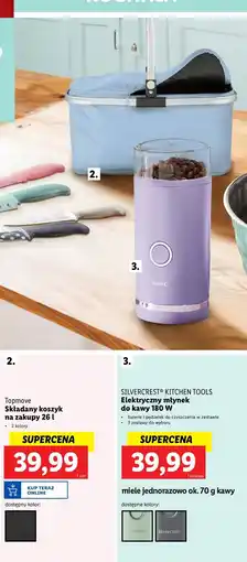 Lidl Elektryczny młynek do kawy 180 w Silvercrest oferta