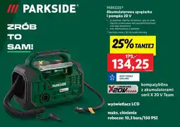 Lidl Akumulatorowa sprężarka i pompka 2w1 Parkside oferta