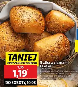 Lidl Bułka z ziarnami oferta