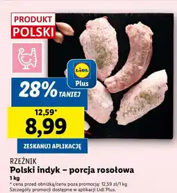 Lidl Porcja rosołowa z indyka Rzeźnik Codzienna Dostawa oferta