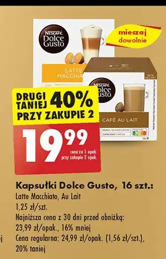 Biedronka Kawa cafe au lait Nescafe oferta