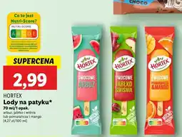 Lidl Lody pomarańcza-mango Hortex oferta