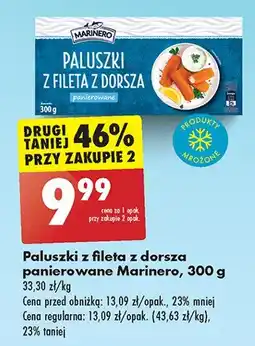 Biedronka Paluszki z fileta z dorsza panierowane Marinero oferta