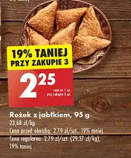 Biedronka Rożek z jabłkiem oferta
