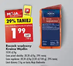 Biedronka Boczek wędzony Kraina wędlin oferta