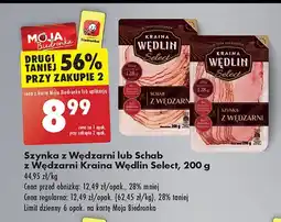 Biedronka Schab z wędzarni Kraina wędlin select oferta