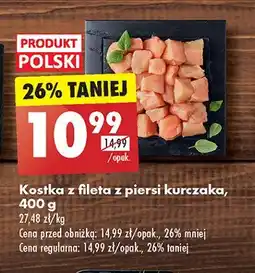 Biedronka Kostka z fileta z piersi kurczaka oferta