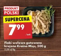 Biedronka Flaki wołowe gotowane krojone Kraina mięs oferta