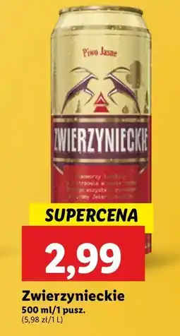 Lidl Piwo Zwierzynieckie oferta