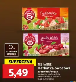 Lidl Herbata borówka Teekanne oferta