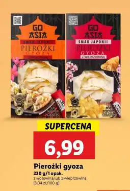 Lidl Pierożki gyoza z wieprzowiną Go Asia oferta