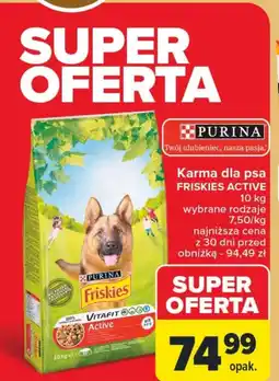 Carrefour Karma dla psa Friskies oferta