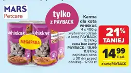 Carrefour Karma dla kota Whiskas oferta