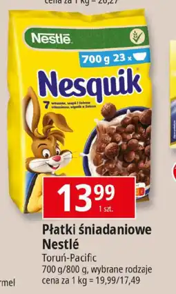 E.Leclerc Płatki śniadaniowe Nestlé Toruń-Pacific 700 g/800 g oferta