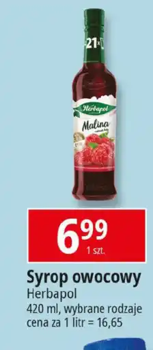 E.Leclerc Syrop owocowy Herbapol 420 ml oferta
