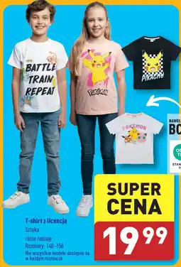 ALDI T-shirt z licencją oferta