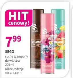 SEGO suche szampony do włosów 200 ml
