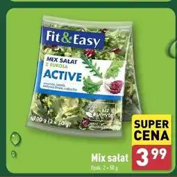 ALDI Mieszanka sałat active Fit & Easy oferta