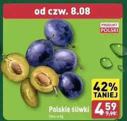 ALDI Śliwki oferta