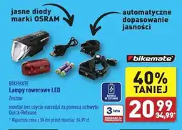 ALDI Lampa rowerowa led Bikemate oferta