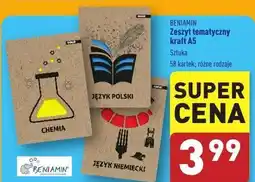ALDI Zeszyt a5/58k chemia Rexus oferta