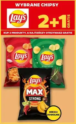 Netto WYBRANE CHIPSY LAY'S oferta
