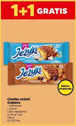 Netto Ciastka Jeżyki Goplana 140g oferta