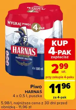Carrefour Express Piwo HARNAŚ 4 x 0,5 l oferta