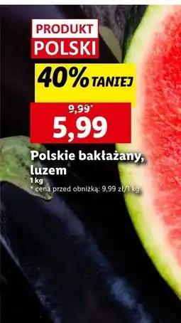 Lidl Bakłażan polska oferta